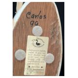 LLR - Stanstead Decoy Co. Wooden Swan Pair