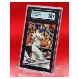 2017 Topps Update Baseball Corey Seager All-Star Game Card #US110 Gem Mint SGC 10