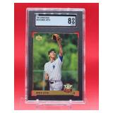 1993 Upper Deck Baseball Derek Jeter Rookie card #449 Near Mint-Mint SGC 8