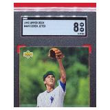 1993 Upper Deck Baseball Derek Jeter Rookie card #449 Near Mint-Mint SGC 8