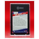 2008 Topps Football Tom Brady Tribute Card #TBT-TB15 Near Mint SGC 7