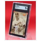 1992 Pinnacle Baseball Nolan Ryan/Jim Abbott the Idols Card #281 Mint SGC 9