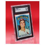 1972 Topps Baseball Steve Carlton Card #420 Poor SGC 1