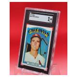 1972 Topps Baseball Steve Carlton Card #420 Poor SGC 1