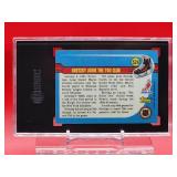 1991-92 Topps Hockey Wayne Gretzky Highlights Card #524 Near Mint-Mint SGC 8