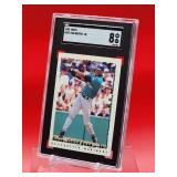 1995 Topps baseball Ken Griffey Jr Card #397 Near Mint-Mint SGC 8