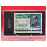 1995 Topps baseball Ken Griffey Jr Card #397 Near Mint-Mint SGC 8