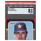 1987 Donruss Nolan Ryan Card #138 Near Mint-Mint SGC 8