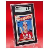 1985 Topps Baseball Mark McGuire Rookie Card #401 Near Mint SGC 7.5