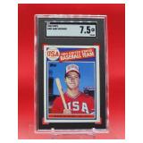 1985 Topps Baseball Mark McGuire Rookie Card #401 Near Mint SGC 7.5