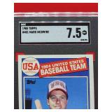 1985 Topps Baseball Mark McGuire Rookie Card #401 Near Mint SGC 7.5