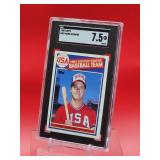 1985 Topps Baseball Mark McGuire Rookie Card #401 Near Mint SGC 7.5