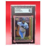 1998 Upper Deck Baseball Ken Griffey Jr Home Run Chronicles Card #55 Near Mint-Mint SGC 8