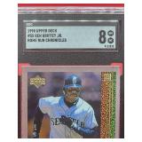 1998 Upper Deck Baseball Ken Griffey Jr Home Run Chronicles Card #55 Near Mint-Mint SGC 8