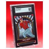 2011 Topps Finest Mike Trout Rookie Card #94 Near Mint-Mint SGC 8