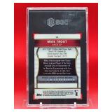 2011 Topps Finest Mike Trout Rookie Card #94 Near Mint-Mint SGC 8