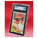 1976 Topps Baseball Pete Rose Card #240 Excellent SGC 5