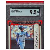 1999 Bowman Baseball Ken Griffey Jr Card #52 Mint SGC 9.5
