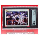 1992 Upper Deck Baseball Ken Griffey Jr Gold Hologram Card #424 Gem Mint SGC 10