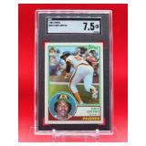 1983 Topps Baseball Tony Gwynn Rookie card #482 Near Mint SGC 7.5