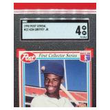 1990 Post Cereal Ken Griffey Jr Card #23 Very Good-Excellent SGC 4