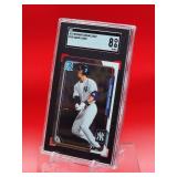 2015 Bowman Chrome Aaron Judge Draft Card #150 Near Mint-Mint SGC 8