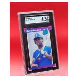 1989 Donruss baseball Ken Griffey Jr Rookie Card #33 Very Good-Excellent SGC 4.5