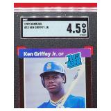 1989 Donruss baseball Ken Griffey Jr Rookie Card #33 Very Good-Excellent SGC 4.5