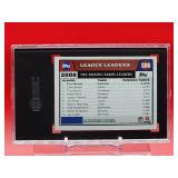 2008 Topps Football Tom Brady League Leaders Card #286 Near Mint SGC 7