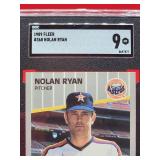 1989 Fleer Baseball Nolan Ryan Card #368 Mint SGC 9