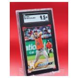 2018 Topps Baseball Justin Verlander Card #650 Mint SGC 9.5