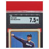 1982 Fleer Baseball Nolan Ryan Card #229 Near Mint SGC 7.5