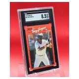 1990 Donruss Baseball Tony Gwynn Card #86 Near Mint-Mint SGC 8.5