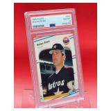 1988 Fleer Baseball Nolan Ryan Card #455 Near Mint-Mint PSA 8