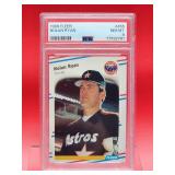 1988 Fleer Baseball Nolan Ryan Card #455 Near Mint-Mint PSA 8