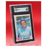 1982 Topps Baseball George Brett All-Star Card #549 Excellent-Near Mint SGC 6