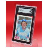1982 Topps Baseball George Brett All-Star Card #549 Excellent-Near Mint SGC 6