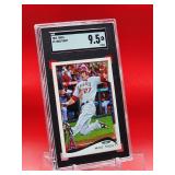 2014 Topps Baseball Mike Trout Card #1 Mint SGC 9.5