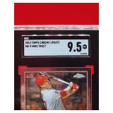2013 Topps Chrome Mike Trout Card #MB-9 Mint SGC 9.5
