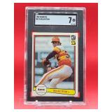 1982 Donruss Baseball Nolan Ryan card #419 Near Mint SGC 7