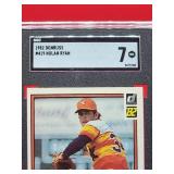 1982 Donruss Baseball Nolan Ryan card #419 Near Mint SGC 7