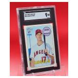 2018 Topps Heritage Baseball Shohei Ohtani Rookie Card #600 Mint SGC 9