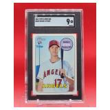 2018 Topps Heritage Baseball Shohei Ohtani Rookie Card #600 Mint SGC 9