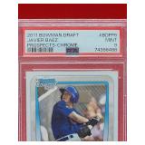 2011 Bowman Chrome Baseball Javier Baez Draft Prospects Rookie Card #BDPP6 Mint PSA 9