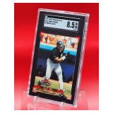 1993 Topps Stadium Club Baseball Frank Thomas Members Choice Card #746 Near Mint-Mint SGC 8.5