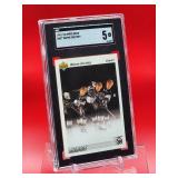 1991-92 Upper deck Hockey Wayne Gretzky Card #437 Excellent SGC 5