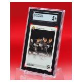 1991-92 Upper deck Hockey Wayne Gretzky Card #437 Excellent SGC 5