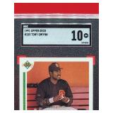 1991 Upper Deck Baseball Tony Gwynn Card #255 Gem SGC 10