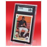 1991 Upper Deck Baseball Tony Gwynn Card #255 Gem SGC 10