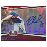 2012 Bowman Platinum Baseball Robbie Ray Prospects Autographs Rookie Card #AP-PR Near Mint-Mint PSA 8